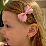 Arany Kislány fülbevalók 14 karátos Kislány fülbevaló szíves (Nr.2) webshop