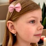 Arany Kislány fülbevalók 14 karátos Fehér arany 3 köves hagyományos kislány fülbevaló (Nr.12) webshop