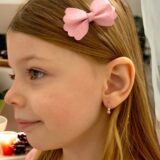 Arany Kislány fülbevalók 14 karátos Fehér és rózsaszín köves kislány fülbevaló ( Nr.20) webshop