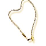 Arany Karláncok 14 karátos Karkötő , Tenisz karlánc , sárga arany , fehér cirkónia köves (Nr.40) webshop