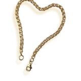 Arany Karláncok 14 karátos Karlánc , Garibaldi típusú karkötő (Nr.44) webshop