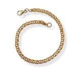 Arany Karláncok 14 karátos Karlánc , Garibaldi típusú karkötő (Nr.44) webshop