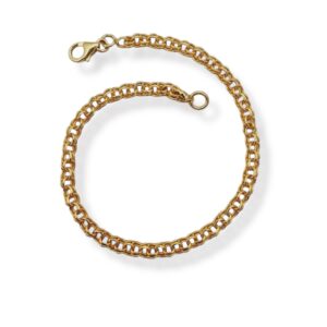 Arany Karláncok 14 karátos Karlánc , Garibaldi típusú karkötő (Nr.44) webshop