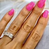 Arany Gyűrűk 14 karátos Gyűrű fehér arany köves (Nr.23) webshop