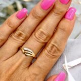 Arany Gyűrűk 14 karátos Gyűrű sárga arany cirkónia kövekkel (Nr.26) webshop Arany Gyűrűk 14 karátos Gyűrű sárga arany cirkónia kövekkel (Nr.26) webshop