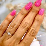 Arany Gyűrűk 14 karátos Gyűrű fehér arany köves (Nr.31) webshop