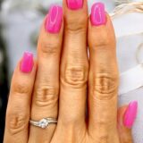 Arany Gyűrűk 14 karátos Gyűrű több köves Fehér arany (Nr.34) webshop