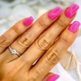 Arany Gyűrűk 14 karátos Gyűrű több köves Fehér arany (Nr.34) webshop