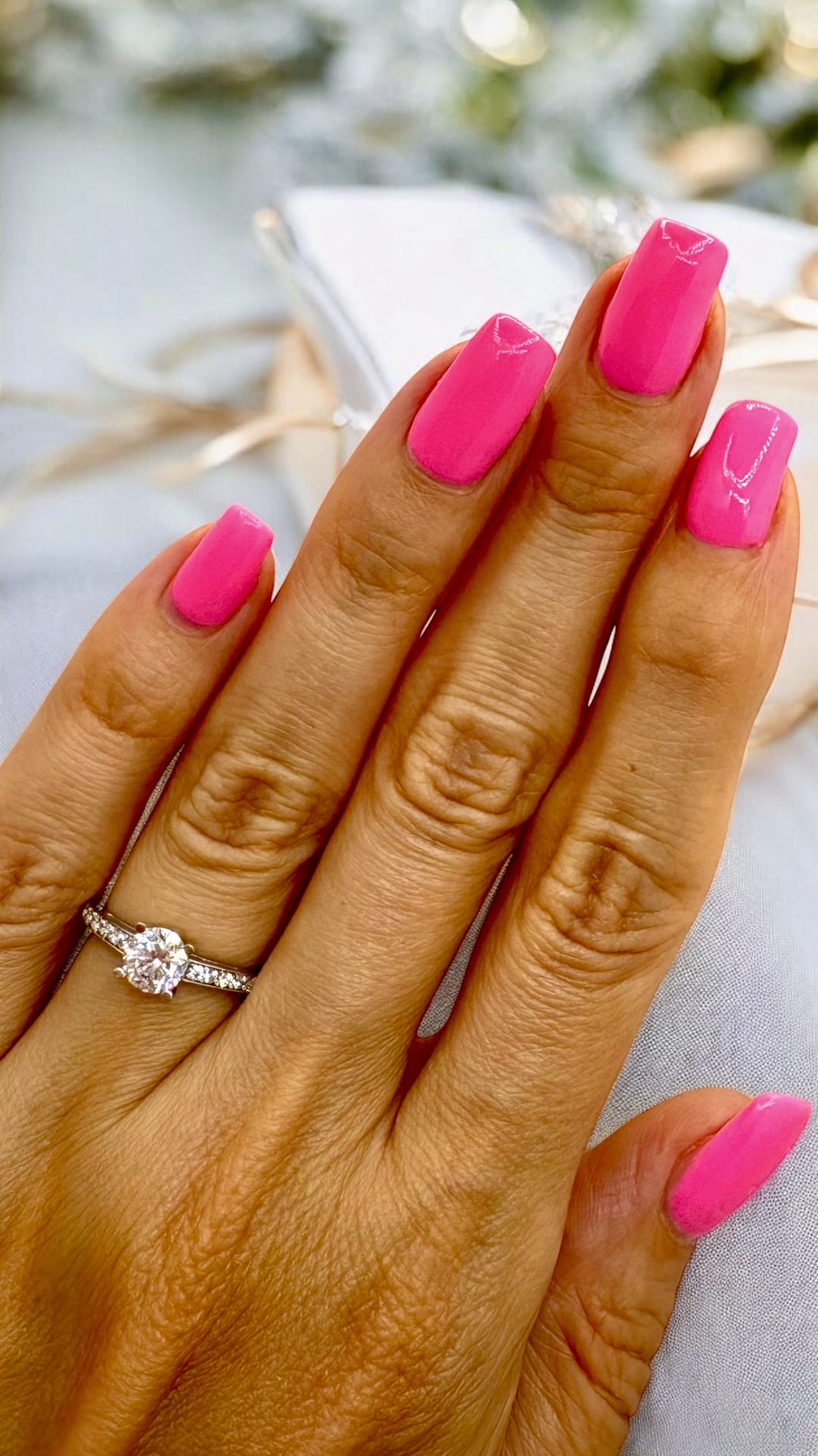 Arany Gyűrűk 14 karátos Gyűrű fehér arany ,többköves ,eljegyzési (Nr.36) webshop Gyűrű fehér arany ,többköves ,eljegyzési (Nr.36)