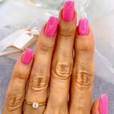 Arany Gyűrűk 14 karátos Gyűrű sárga arany ,1 köves , eljegyzési (Nr.37) webshop