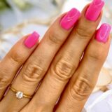 Arany Gyűrűk 14 karátos Gyűrű sárga arany ,1 köves , eljegyzési (Nr.37) webshop