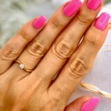 Arany Gyűrűk 14 karátos Gyűrű sárga arany ,1 köves hullámos fazon (Nr.39) webshop