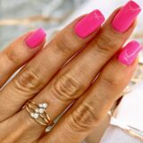 Arany Gyűrűk 14 karátos Gyűrű 6 pici cirkónia kövekkel (Nr.49) webshop