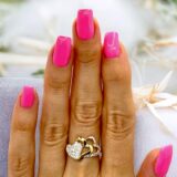 Arany Gyűrűk 14 karátos Gyűrű 3 szíves (Nr.51) webshop Arany Gyűrűk 14 karátos Gyűrű 3 szíves (Nr.51) webshop