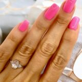 Arany Gyűrűk 14 karátos Gyűrű fehér arany Ovális köves (Nr.57) webshop