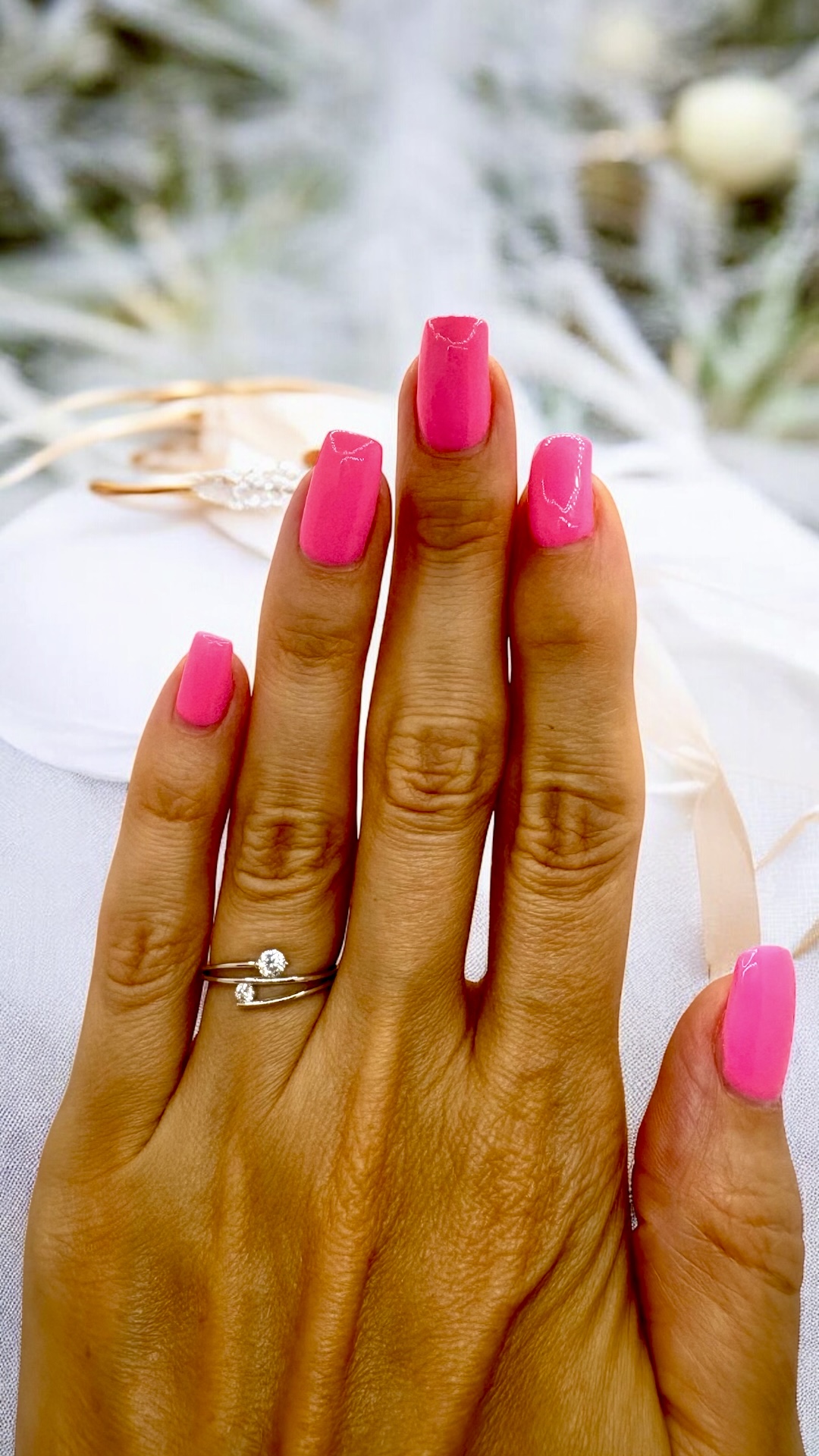 Arany Gyűrűk 14 karátos Gyűrű 2 köves Fehér arany (Nr.59) webshop Gyűrű 2 köves Fehér arany (Nr.59)