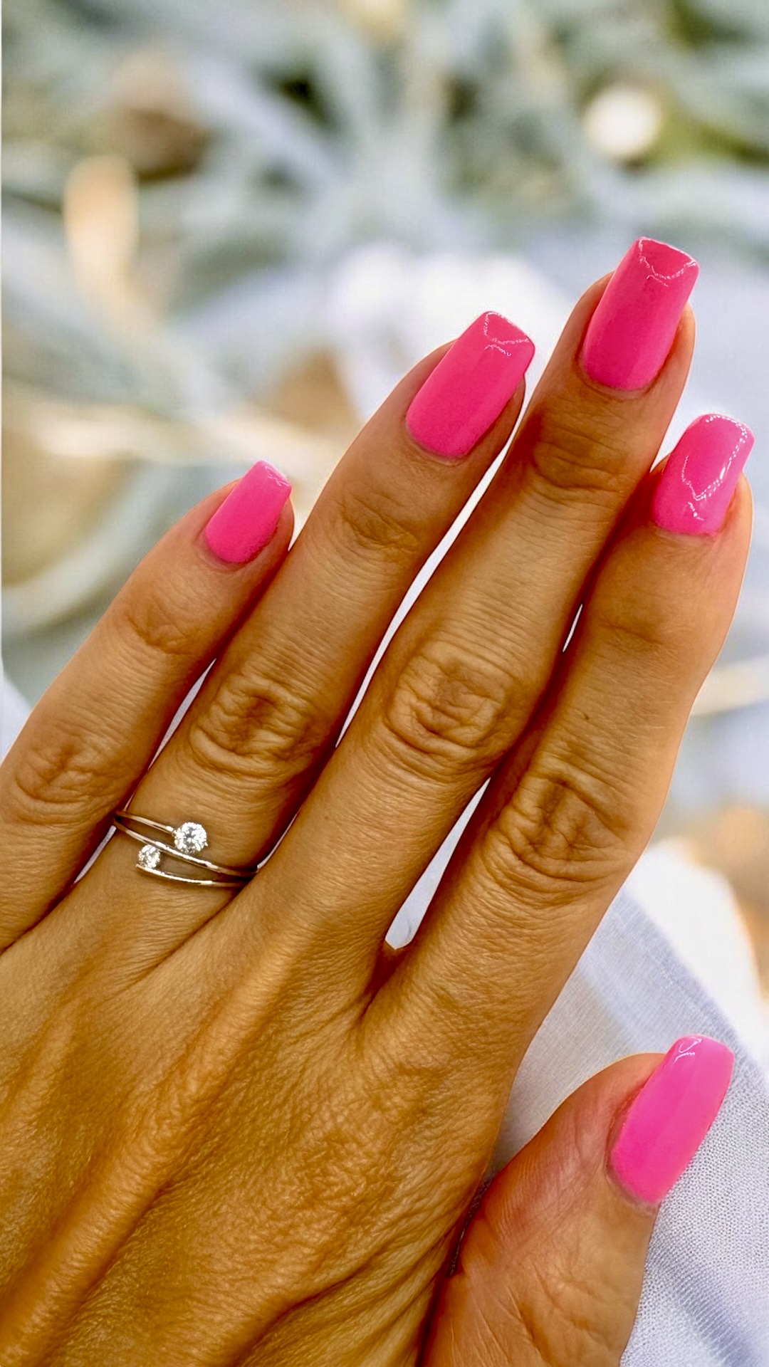 Arany Gyűrűk 14 karátos Gyűrű 2 köves Fehér arany (Nr.59) webshop Gyűrű 2 köves Fehér arany (Nr.59)