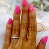 Arany Gyűrűk 14 karátos Gyűrű Fehér arany több köves eljegyzési (Nr.64) webshop Arany Gyűrűk 14 karátos Gyűrű Fehér arany több köves eljegyzési (Nr.64) webshop