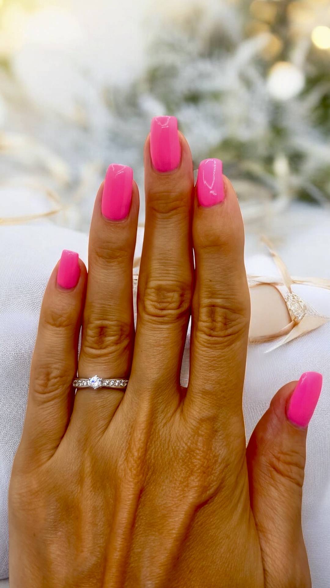 Arany Gyűrűk 14 karátos Gyűrű Fehér arany több köves eljegyzési (Nr.64) webshop Gyűrű Fehér arany több köves eljegyzési (Nr.64)