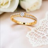 Arany Gyűrűk 14 karátos Gyűrű több köves (Nr.65) webshop