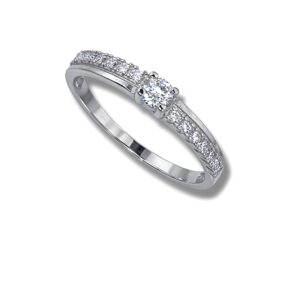 Arany Gyűrűk 14 karátos Gyűrű több köves (Nr.66) webshop