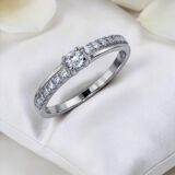 Arany Gyűrűk 14 karátos Gyűrű több köves (Nr.66) webshop Arany Gyűrűk 14 karátos Gyűrű több köves (Nr.66) webshop