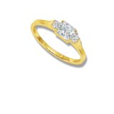 Arany Gyűrűk 14 karátos Gyűrű sárga arany négyzetes 3 köves elegáns fazon (Nr.54) webshop Arany Gyűrűk 14 karátos Gyűrű sárga arany négyzetes 3 köves elegáns fazon (Nr.54) webshop