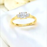 Arany Gyűrűk 14 karátos Gyűrű sárga arany négyzetes 3 köves elegáns fazon (Nr.54) webshop Arany Gyűrűk 14 karátos Gyűrű sárga arany négyzetes 3 köves elegáns fazon (Nr.54) webshop