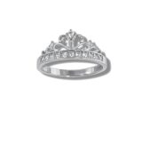 Arany Gyűrűk 14 karátos Gyűrű “Hercegnős“ fehér arany (Nr.52) webshop Arany Gyűrűk 14 karátos Gyűrű “Hercegnős“ fehér arany (Nr.52) webshop