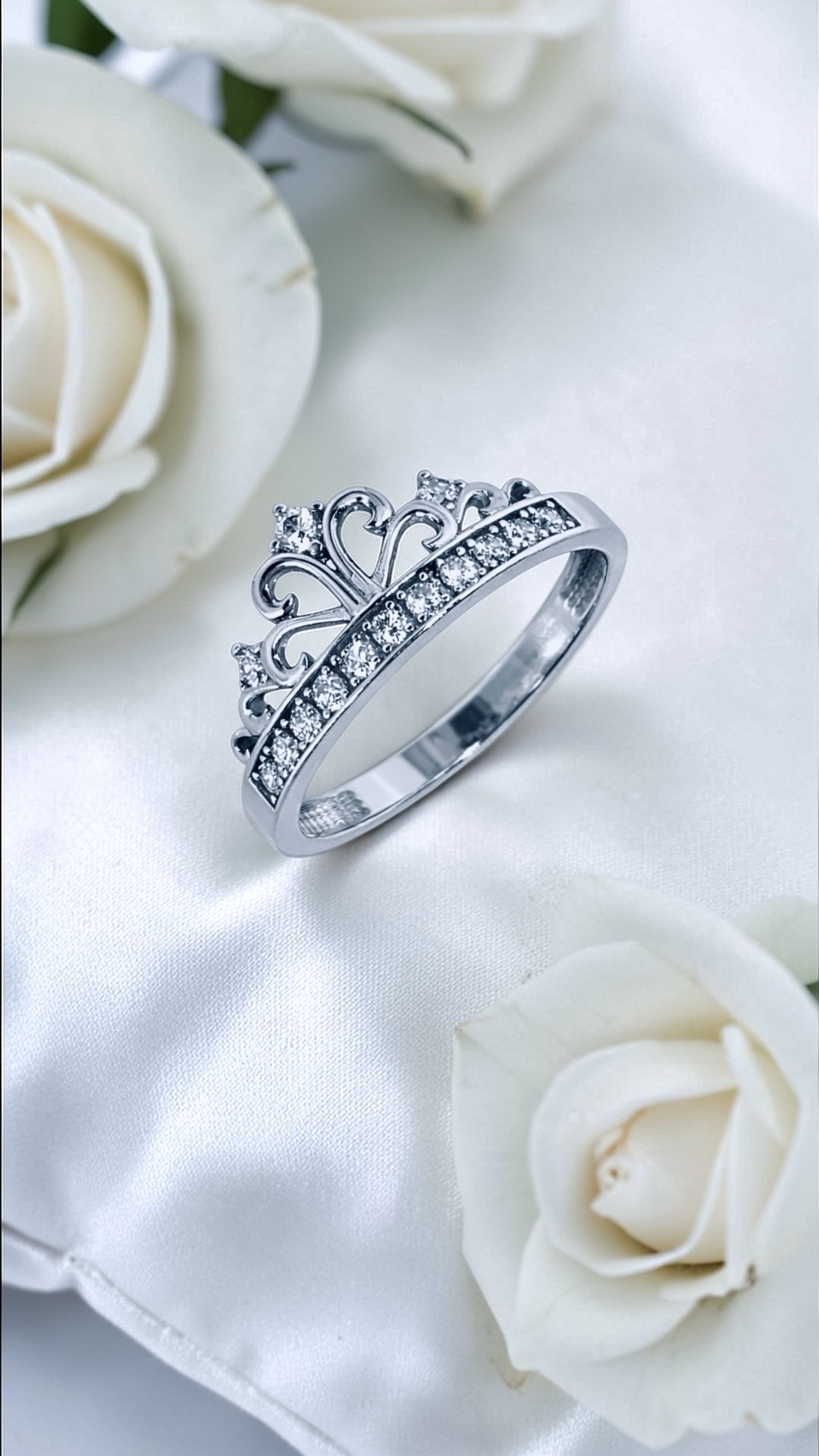 Arany Gyűrűk 14 karátos Gyűrű “Hercegnős“ fehér arany (Nr.52) webshop Gyűrű “Hercegnős“ fehér arany (Nr.52)