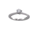 Arany Gyűrűk 14 karátos Gyűrű fehér arany 1 köves , eljegyzési (Nr.38)) webshop Arany Gyűrűk 14 karátos Gyűrű fehér arany 1 köves , eljegyzési (Nr.38)) webshop
