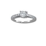 Arany Gyűrűk 14 karátos Gyűrű fehér arany ,többköves ,eljegyzési (Nr.36) webshop Arany Gyűrűk 14 karátos Gyűrű fehér arany ,többköves ,eljegyzési (Nr.36) webshop