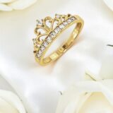 Arany Gyűrűk 14 karátos Gyűrű “Hercegnős” Sárga arany (Nr.53) webshop Arany Gyűrűk 14 karátos Gyűrű “Hercegnős” Sárga arany (Nr.53) webshop