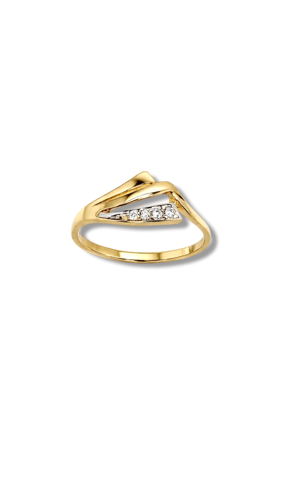 Arany Gyűrűk 14 karátos Gyűrű sárga arany cirkónia kövekkel (Nr.26) webshop Arany Gyűrűk 14 karátos Gyűrű sárga arany cirkónia kövekkel (Nr.26) webshop