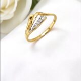 Arany Gyűrűk 14 karátos Gyűrű sárga arany cirkónia kövekkel (Nr.26) webshop Arany Gyűrűk 14 karátos Gyűrű sárga arany cirkónia kövekkel (Nr.26) webshop