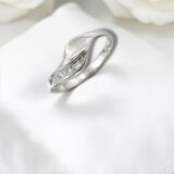 Arany Gyűrűk 14 karátos Gyűrű fehér arany köves (Nr.27) webshop Arany Gyűrűk 14 karátos Gyűrű fehér arany köves (Nr.27) webshop