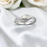 Arany Gyűrűk 14 karátos Gyűrű fehér arany köves (Nr.27) webshop Arany Gyűrűk 14 karátos Gyűrű fehér arany köves (Nr.27) webshop