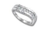 Arany Gyűrűk 14 karátos Gyűrű fehér arany köves (Nr.23) webshop