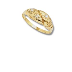 Arany Gyűrűk 14 karátos Gyűrű könnyű súlyú (Nr.15) webshop