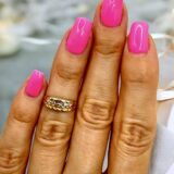 Arany Gyűrűk 14 karátos Gyűrű vékony lemezből kislányoknak (Nr.4) webshop Arany Gyűrűk 14 karátos Gyűrű vékony lemezből kislányoknak (Nr.4) webshop