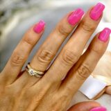 Arany Gyűrűk 14 karátos Gyűrű sok köves arany  (Nr.6) webshop