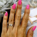 Arany Gyűrűk 14 karátos Gyűrű 2 szív formával , fehér arany (Nr.9) webshop Arany Gyűrűk 14 karátos Gyűrű 2 szív formával , fehér arany (Nr.9) webshop