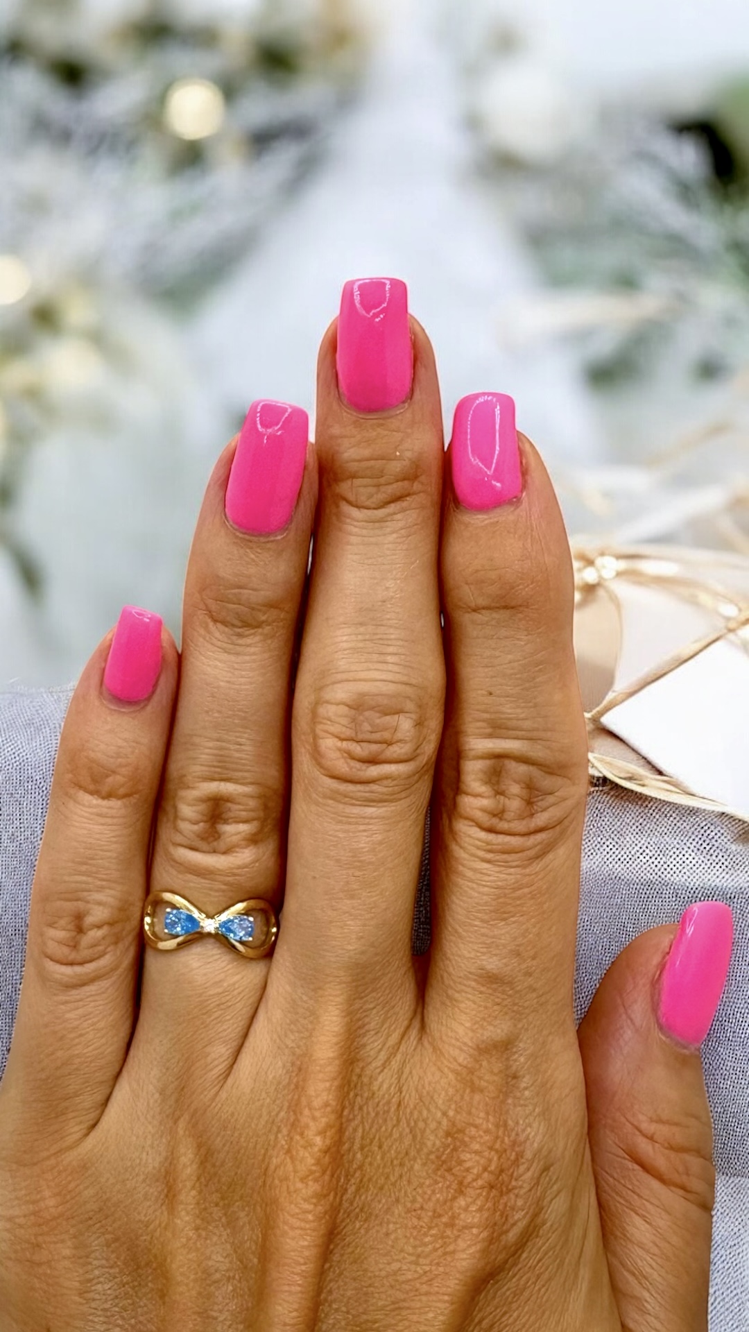 Arany Gyűrűk 14 karátos Gyűrű világos kék kővel (Nr.10) webshop Gyűrű világos kék kővel (Nr.10)