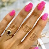 Arany Gyűrűk 14 karátos Gyűrű ovális bordó kővel (Nr.13) webshop