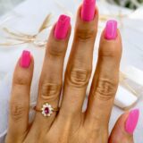 Arany Gyűrűk 14 karátos Gyűrű virág motívummal (Nr.14) webshop