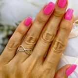 Arany Gyűrűk 14 karátos Gyűrű végtelen jellel (Nr.50) webshop