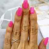 Arany Gyűrűk 14 karátos Gyűrű végtelen jellel (Nr.50) webshop