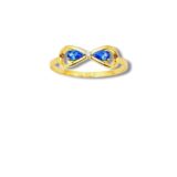 Arany Gyűrűk 14 karátos Gyűrű világos kék kővel (Nr.10) webshop Arany Gyűrűk 14 karátos Gyűrű világos kék kővel (Nr.10) webshop