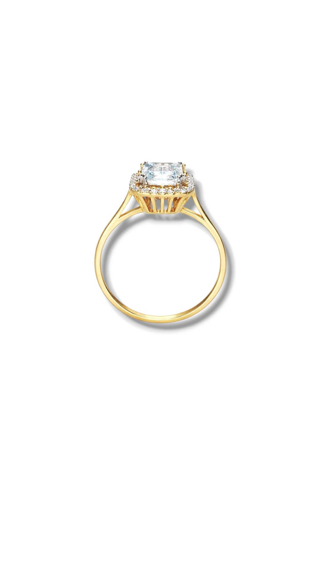 Arany Gyűrűk 14 karátos Gyűrű köves téglalap alakú (Nr.8) webshop Gyűrű köves téglalap alakú (Nr.8)