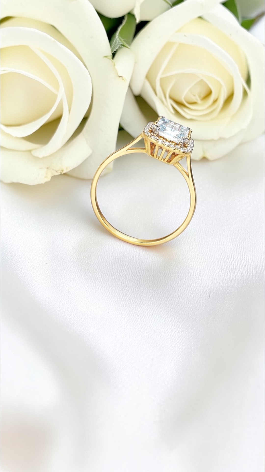 Arany Gyűrűk 14 karátos Gyűrű köves téglalap alakú (Nr.8) webshop Gyűrű köves téglalap alakú (Nr.8)